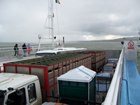 The Ferry across the Shannon River